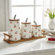 Porcelain Jar Set - 3 Pcs
